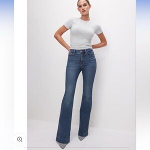 Good American Blue Flare Jeans
